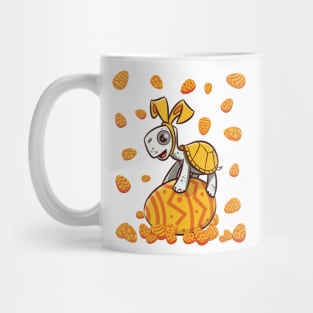 Easter Egg Hunt Cute Turtle Bunny Women Men Boys Girls Kids Teens Youth Graphic Illustration Mug